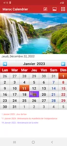 Maroc Calendrier 2023 screenshot 0