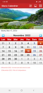 Maroc Calendrier 2023 screenshot 4