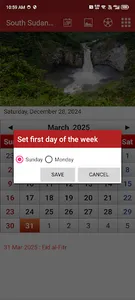 South Sudan Calendar 2026 screenshot 4