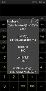 Calculator NEON screenshot 2