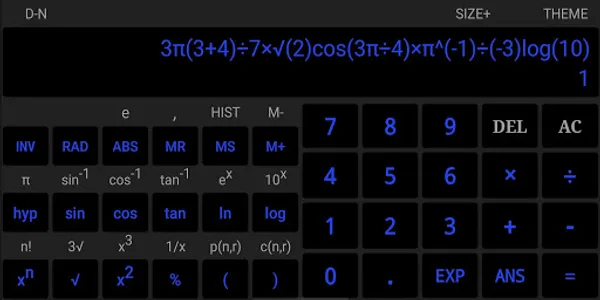Calculator NEON screenshot 3