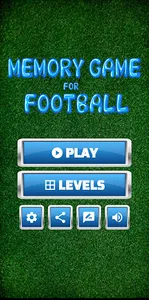 Memory game for football screenshot 0