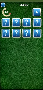 Memory game for football screenshot 2