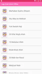 Lagu Anak Islami Offline screenshot 1