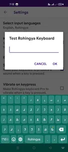 Rohingya Keyboard Pro screenshot 4