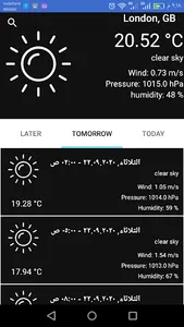 Forecast screenshot 2