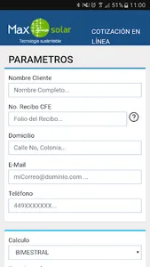 Max4 Calculadora de paneles so screenshot 1