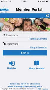 Alliant Health Plans screenshot 1