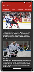 HockeyInfo screenshot 2