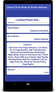 Chaand Se Na Khelo By Bushra R screenshot 3