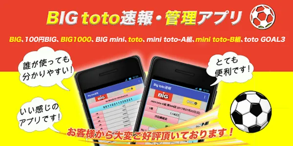 BIG toto速報・サッカーくじ screenshot 0
