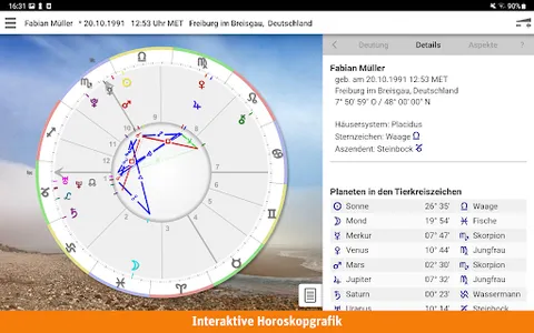 AstroStar: Horoskope berechnen screenshot 14