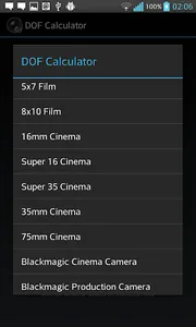 DOF Calculator screenshot 6