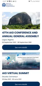 African Insurance Organisation screenshot 1
