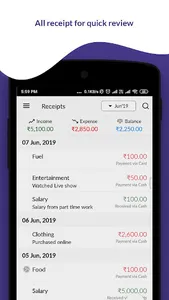 Daily expense tracker screenshot 0