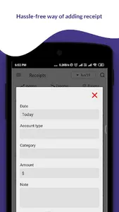 Daily expense tracker screenshot 1
