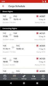 Air Canada Cargo screenshot 2