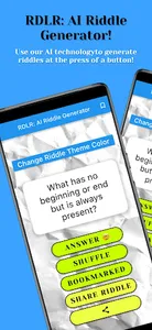 RDLR: AI Riddle Generator screenshot 0