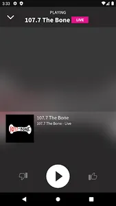 107.7 The Bone screenshot 1