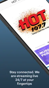 HOT 107.7 screenshot 0