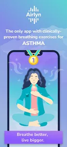 Airlyn, asthma breathing app screenshot 0