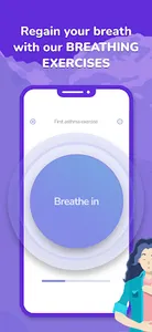 Airlyn, asthma breathing app screenshot 1