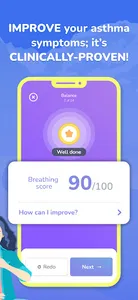 Airlyn, asthma breathing app screenshot 2