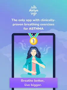Airlyn, asthma breathing app screenshot 8
