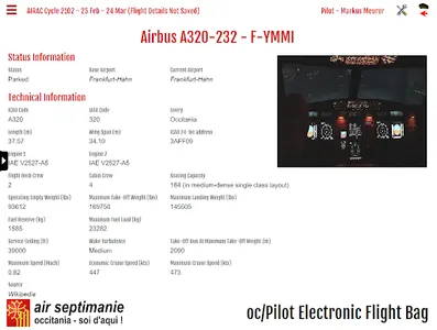 air septimanie - oc/Pilot EFB screenshot 14