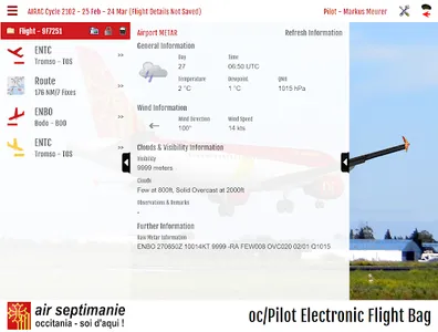 air septimanie - oc/Pilot EFB screenshot 4