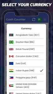 Cash counter - Counting money screenshot 1