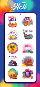 Happy Holi Stickers for WA screenshot 1