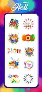 Happy Holi Stickers for WA screenshot 3