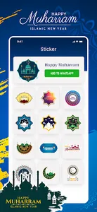 Happy Muharram Stickers For WA screenshot 0