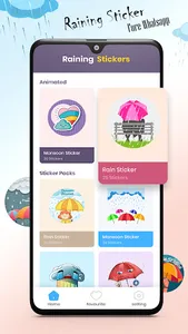 Monsoon Stickers for WhatsApp screenshot 0
