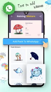 Monsoon Stickers for WhatsApp screenshot 1