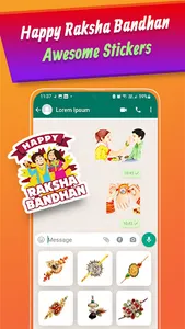 Raksha Bandhan Stickers 2023 screenshot 2