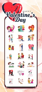Valentines Day Stickers for WA screenshot 1