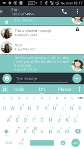 AI Keyboard Theme Droid Soft screenshot 0