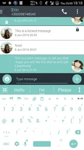 AI Keyboard Theme Droid Soft screenshot 2
