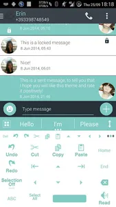 AI Keyboard Theme Droid Soft screenshot 3