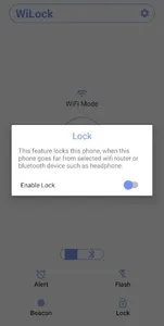 WiLock : Lock your device when screenshot 4