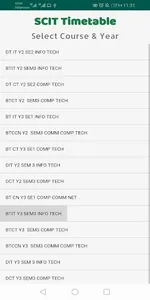SCIIT Timetable screenshot 3