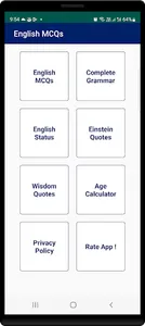 English MCQs screenshot 0