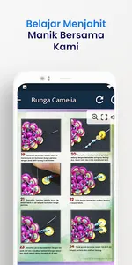 Tutorial Jahitan Manik Asas screenshot 6