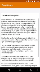 Zekat Hesabı Cepte screenshot 5