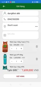 Gọi Gas HP 4.0 - HanoiPetro screenshot 2