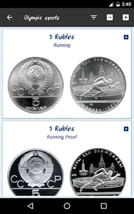 USSR coins of precious metals screenshot 2