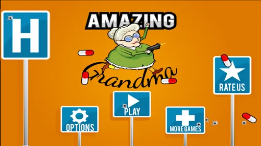 Running Granny Against Zombie screenshot 0