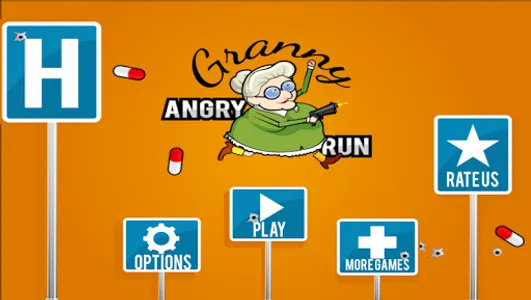 Running Granny Against Zombie screenshot 10